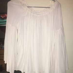 Off the shoulder peasant top